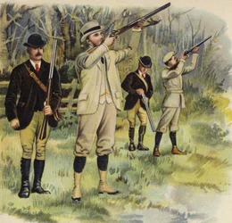 King George V as Prince of Wales, shooting at Sandringham
